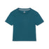 Volcom Womens Volcomstone Tight T-Shirt - Crop Emerald Green - Emg - Streetart.fr